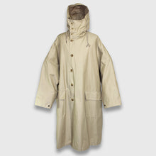 Load image into Gallery viewer, Relaxed Fit Hooded Single-breasted Mid-length Coat
