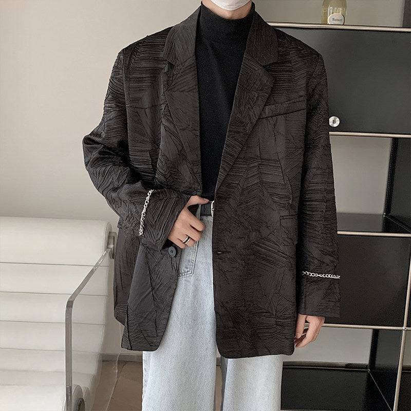 Oversized Shoulder Padded Jacket