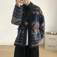 Load image into Gallery viewer, Reversible Japanese Retro Cardigan
