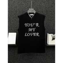 Load image into Gallery viewer, Bead Lettering Sleeveless T-shirt
