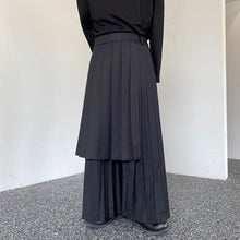 Load image into Gallery viewer, Detachable Samurai Wide Leg Pleated Culottes
