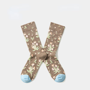 French Jacquard Casual Socks