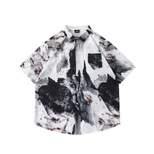 Load image into Gallery viewer, Retro Ink Painting Short-sleeved Shirt
