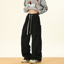 Load image into Gallery viewer, Polar Fleece Multi-pocket Thickened Sweatpants
