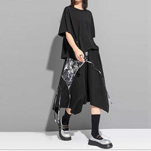 Load image into Gallery viewer, Spliced Irregular Print Skirt
