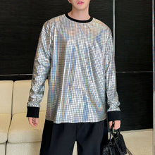 Load image into Gallery viewer, Casual Glossy Loose Long Sleeve Shirt
