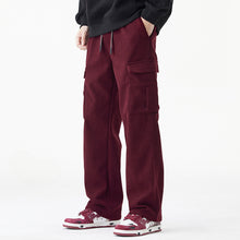 Load image into Gallery viewer, Corduroy Plus Velvet Thickened Large Pocket Pants
