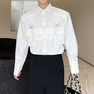 Three-dimensional Pocket Work Shirt