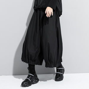 High Waist Pleated Wide Leg Pants