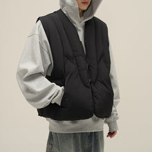 Load image into Gallery viewer, Collarless Zipper Solid Color Vest Jacket
