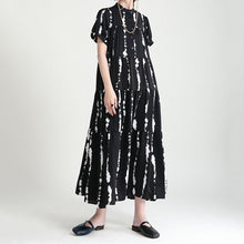 Load image into Gallery viewer, Women&#39;s Summer Short Sleeve Swing Dress
