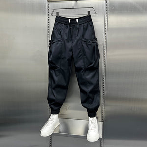 Loose-fitting Large Pocket Straight Sweatpants