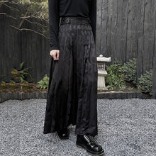 Load image into Gallery viewer, Vintage Jacquard Pleated One-piece Buckle Long Skirt
