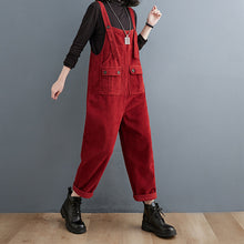 Load image into Gallery viewer, Autumn and Winter Retro Straight Overalls
