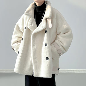 Retro Lambswool Thickened Cotton Jacket