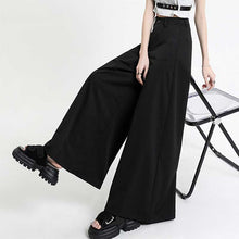 Load image into Gallery viewer, Draped Relaxed High-Rise Wide-Leg Pants
