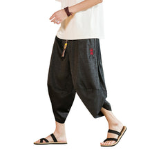 Load image into Gallery viewer, Embroidered Loose Harem Cropped Pants
