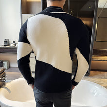 Load image into Gallery viewer, Color Block Turtleneck Long Sleeve Sweater
