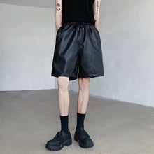 Load image into Gallery viewer, Retro Simple PU Leather Shorts
