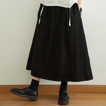 Load image into Gallery viewer, Solid Color Elastic Waist Skirt
