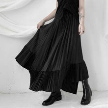 Load image into Gallery viewer, High Waist Casual Pleated Irregular Skirt
