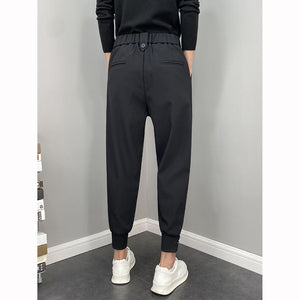 Nine-point Loose Casual Suit Pants