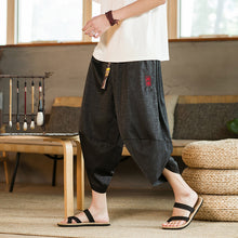 Load image into Gallery viewer, Embroidered Loose Harem Cropped Pants
