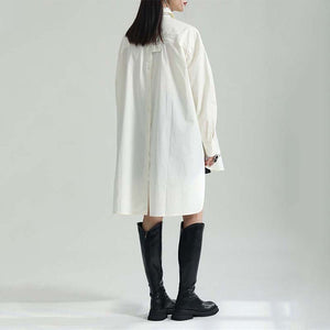 Medium Length Irregular Loose Shirt