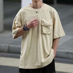 Loose Short Sleeve Dropped Shoulder T-Shirt