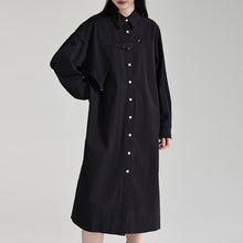 Load image into Gallery viewer, Single Breasted Shirt Collar Dress
