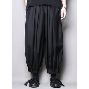 Loose Pleated Pleated Nine-point Pants