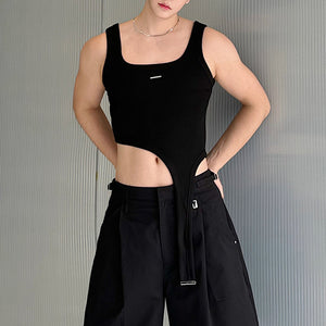 Navel-baring Short Tight Tank Vest