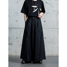 Load image into Gallery viewer, Multi-piece Fake Two-piece Wide-leg Culottes Samurai Pants
