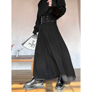 Dark Rivet Samurai Wide Leg Pants