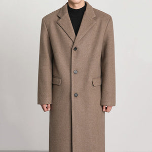 Mid-length Loose Woolen Coat