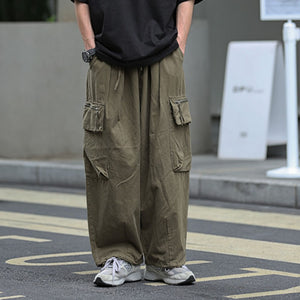 Retro Casual Cargo Pants