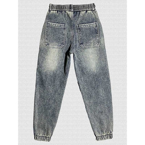 Vintage Loose  Casual Button Jeans