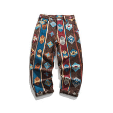 Load image into Gallery viewer, Street Ethnic Jacquard Casual Pants
