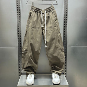 Summer Quick-drying Multi-pocket Loose Trousers