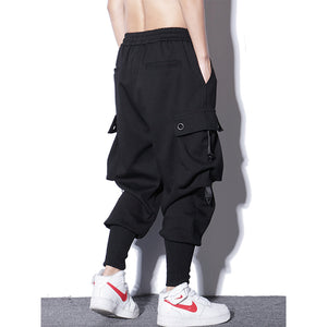 Cuffed Harem Casual Pants