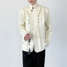 Load image into Gallery viewer, Loose Pleated Suit Collar Casual Blazer
