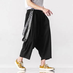 Straight-Leg Casual Loose Overalls