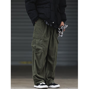 Winter Corduroy Casual Wide-leg Pants