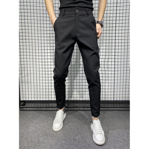 Slim Fit Casual Cuff Pants