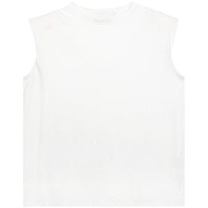 Shoulder Pads Sleeveless T-shirt