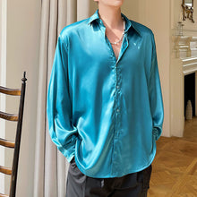 Load image into Gallery viewer, Silky Satin Button Shirt
