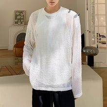 Load image into Gallery viewer, Mesh Cutout Off-shoulder Shirt
