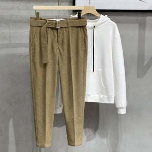 Winter Thickened Corduroy Casual Straight Pants