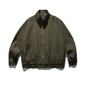 Stand Collar Loose Flight Jacket