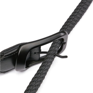 Braided Stretch Pin Buckle Belt